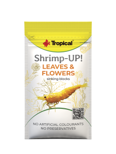 Tropical Shrimp-UP! Leaves & Flowers 10g- Pokarm dla krewetek Liście Kwiaty