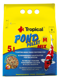 TROPICAL POND PELLET MIX M 5l POKARM DLA RYB W OCZKU WODNYM