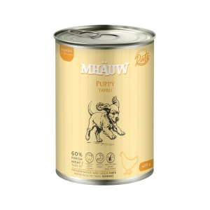 MHAUW Delikatny pasztet z kurczakiem dla szczeniąt w puszce 400g