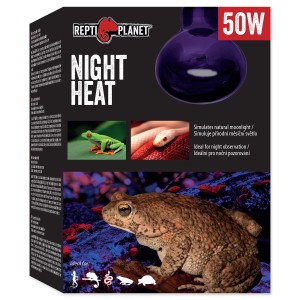 REPTI PLANET Moonlight 50W żarówka grzewcza nocna do terrarium