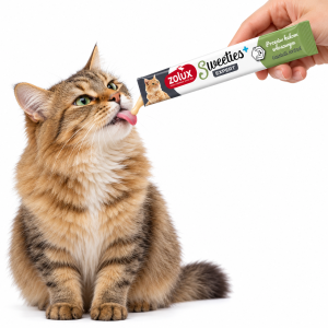 ZOLUX Przysmak kremowy dla kota SWEETIES kurczak-morszczuk hairball 14g